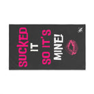 Sucked It So It’s Mine! With a Kiss | Nectar Napkins Classic Fun-Flirty Lovers’ Towels