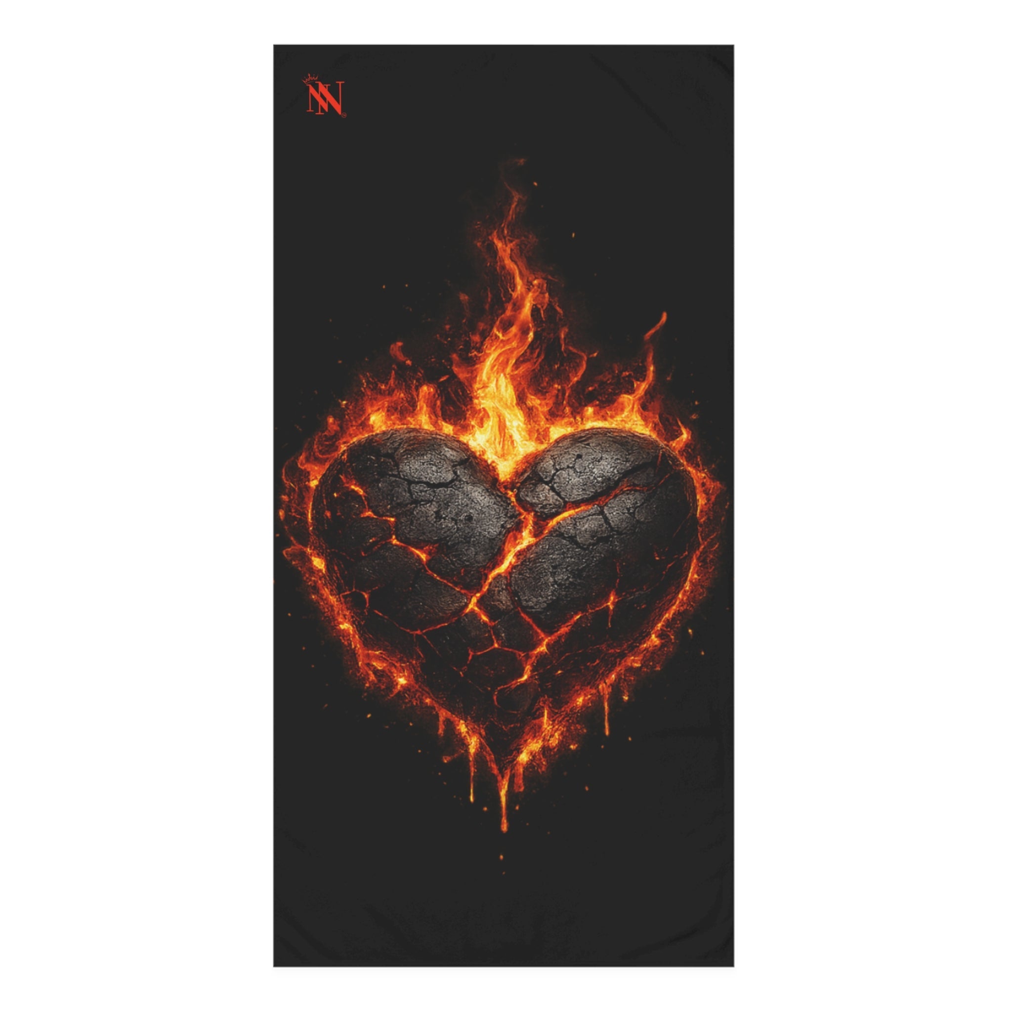 Burning Heart | Nectar Napkins XL Fun-Flirty Lovers’ Towels