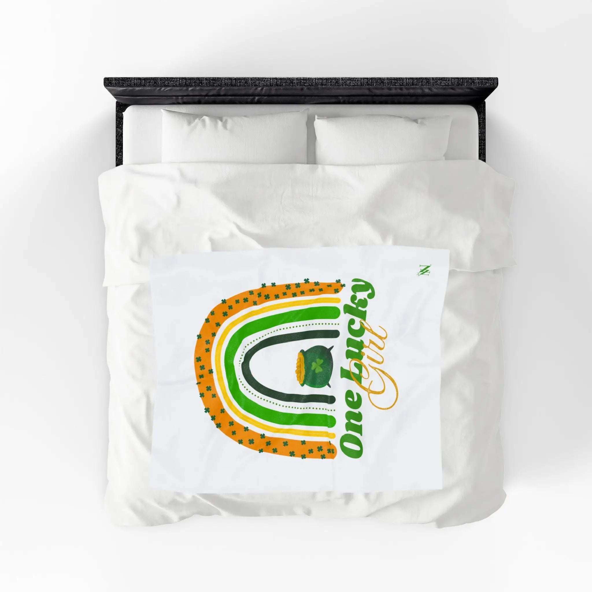 One Lucky Girl St. Patrick’s Day | Mix & Match Soft Fun-Flirty Lovers’ Blankets