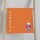 Nectar Napkins Brand Crusta Bright Orange Cum Towel