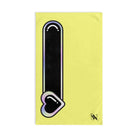 Heart Love Toy Meter Light Yellow | Nectar Napkins Classic Fun-Flirty Lovers’ Colored Towels