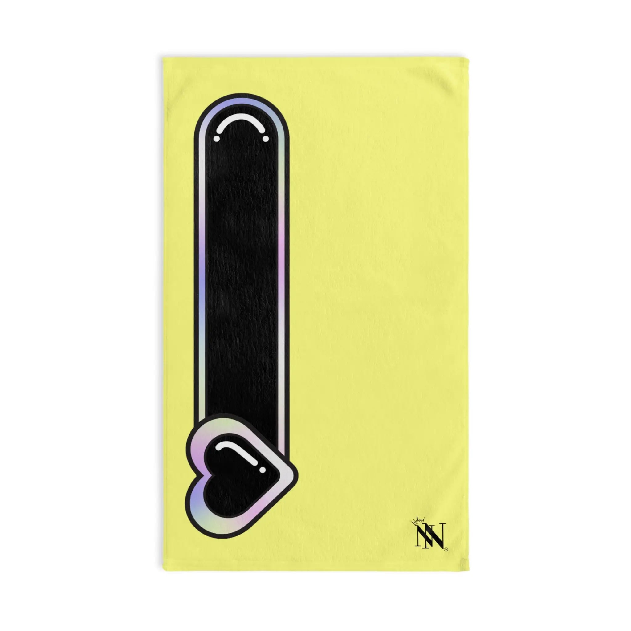 Heart Love Toy Meter Light Yellow | Nectar Napkins Classic Fun-Flirty Lovers’ Colored Towels