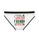 Dear Santa I Really Tried | Mix & Match Women’s Fun-Flirty Lovers’ Panties