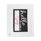Hello My Name Is Sexy Tag | Mix & Match Fun-Flirty Lovers’ Blankets