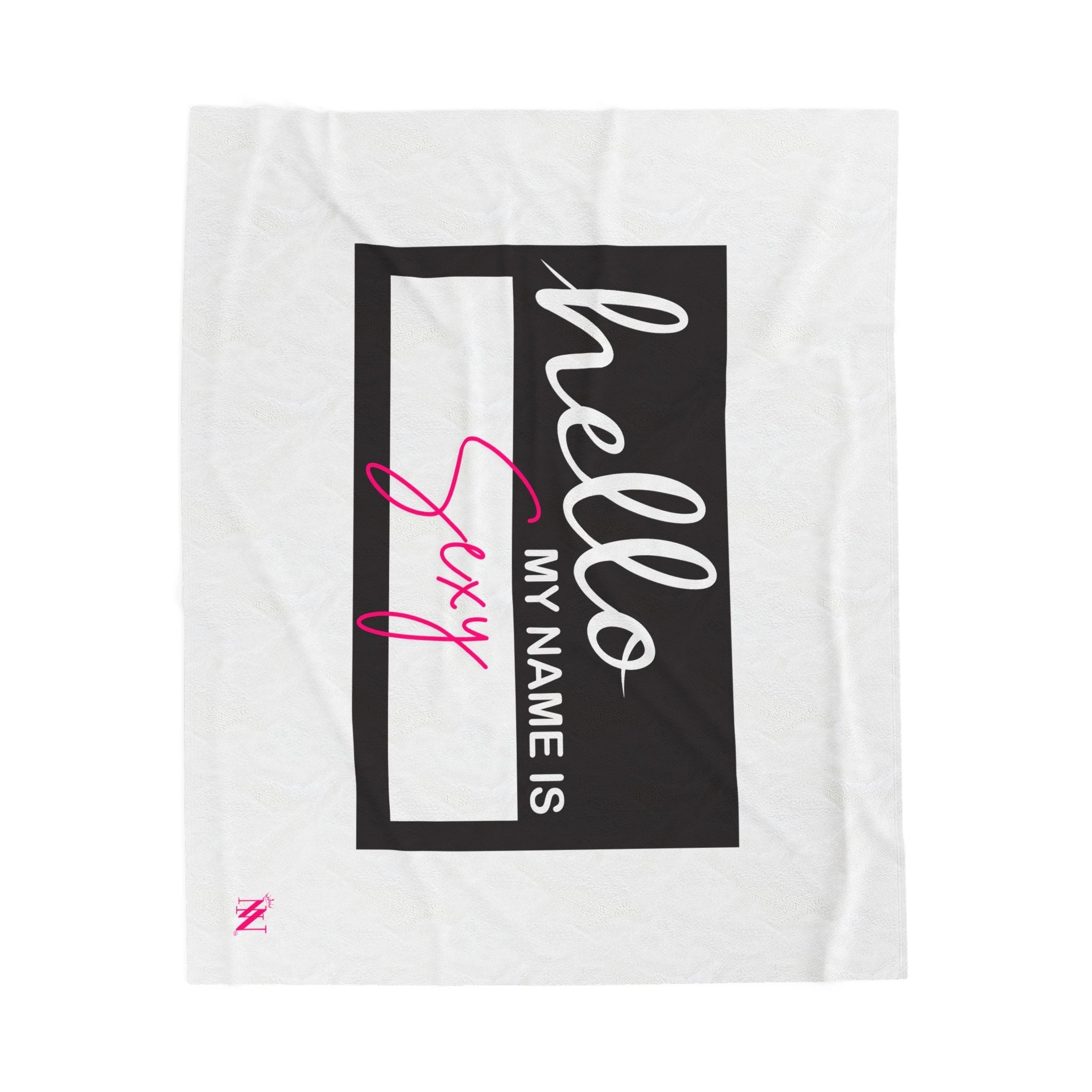 Hello My Name Is Sexy Tag | Mix & Match Fun-Flirty Lovers’ Blankets