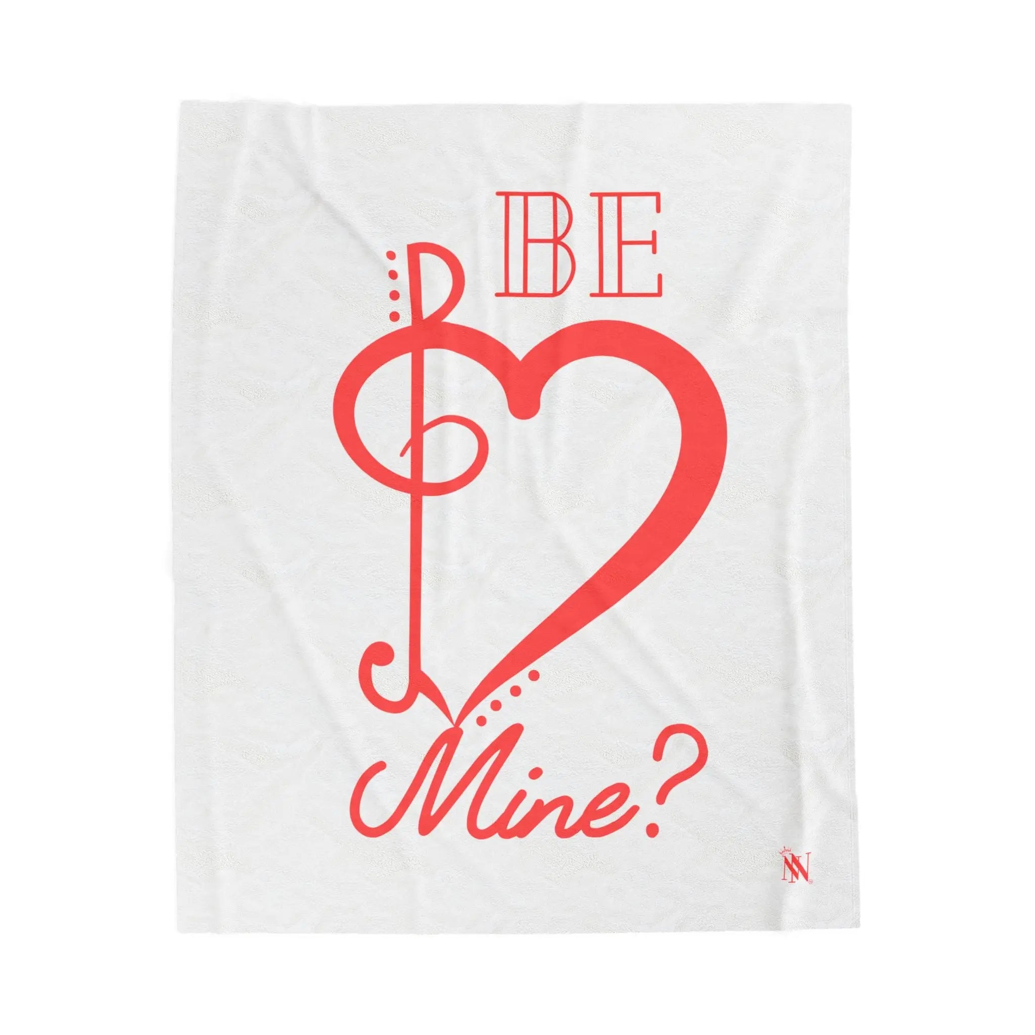 Be Mine Musical Note | Mix & Match Soft Fun-Flirty Lovers’ Blankets