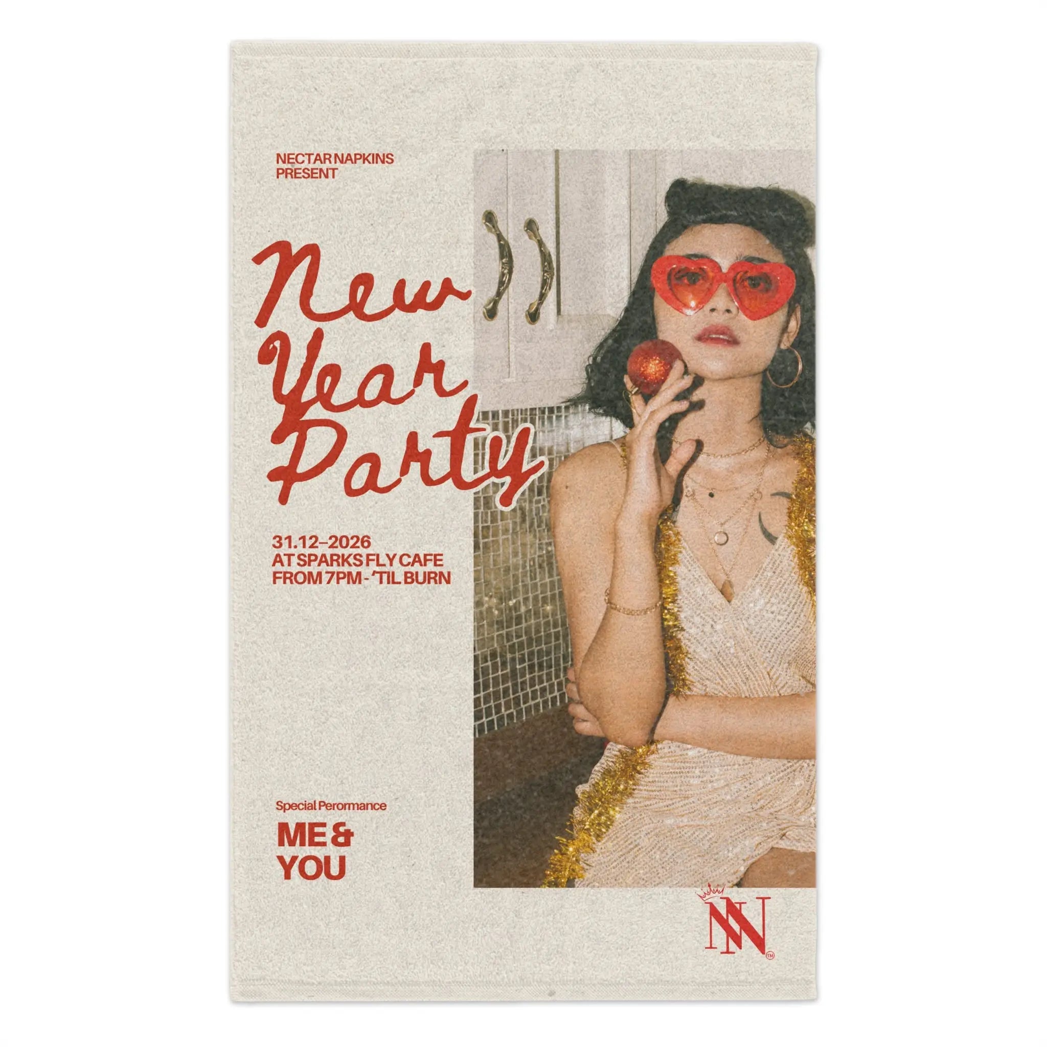 New Year Party | Mix & Match Soft Fun-Flirty Lovers’ Towels