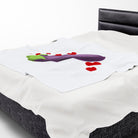 Eggplant Love Emoji | Mix & Match Soft Fun-Flirty Lovers’ Blankets