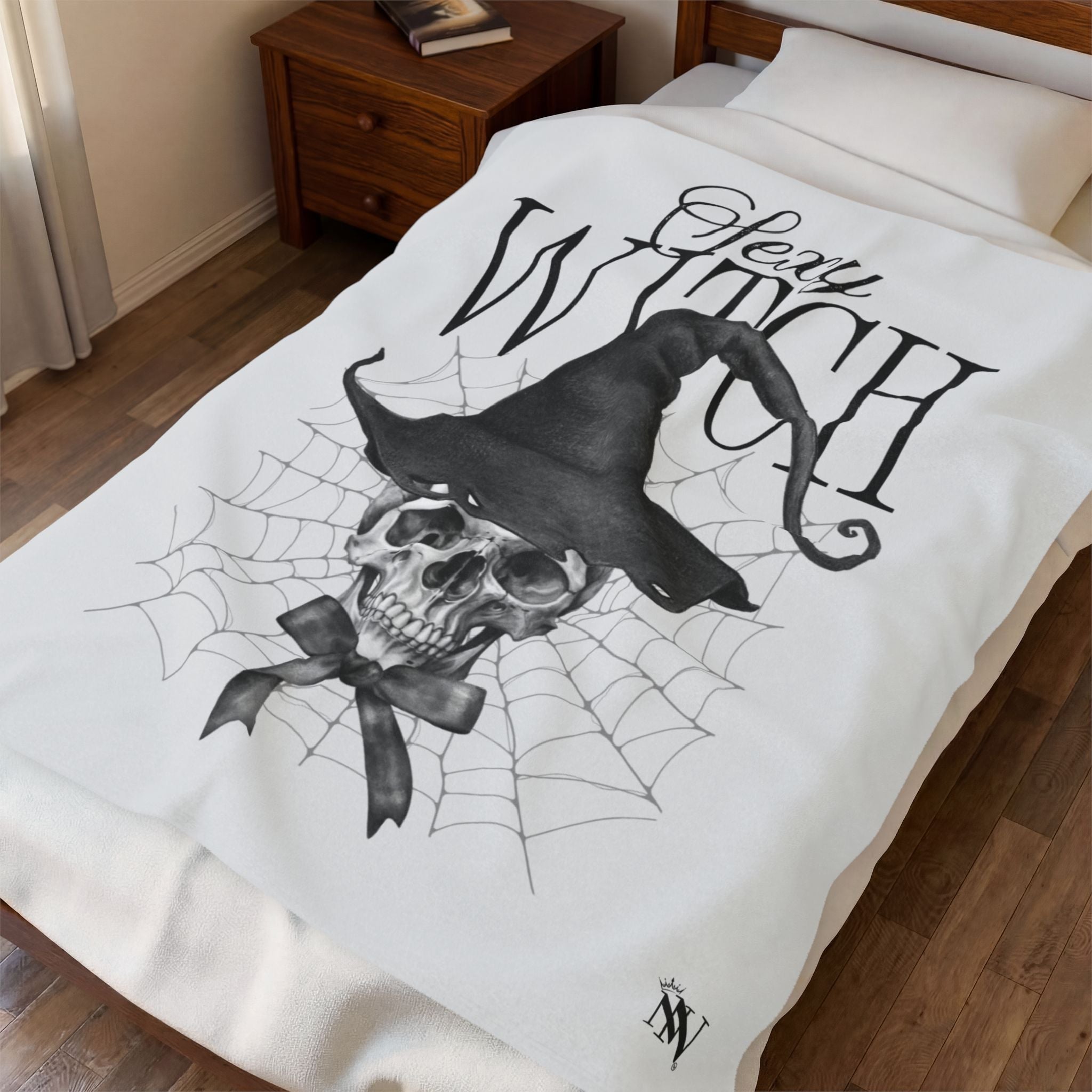 Sexy Witch Skull Romantic Sex Gifts Blanket