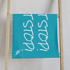 Don’t Stop! Don’t Stop Teal | Mix & Match Classic Fun-Flirty Lovers’ Towels