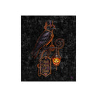 Trick Treat or Tease Crow | Nectar Napkins Fun-Flirty Lovers’ Crushed Velvet Blankets