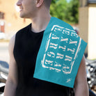 Extra Extra Large Teal | Mix & Match Soft Fun-Flirty Lovers’ Towels