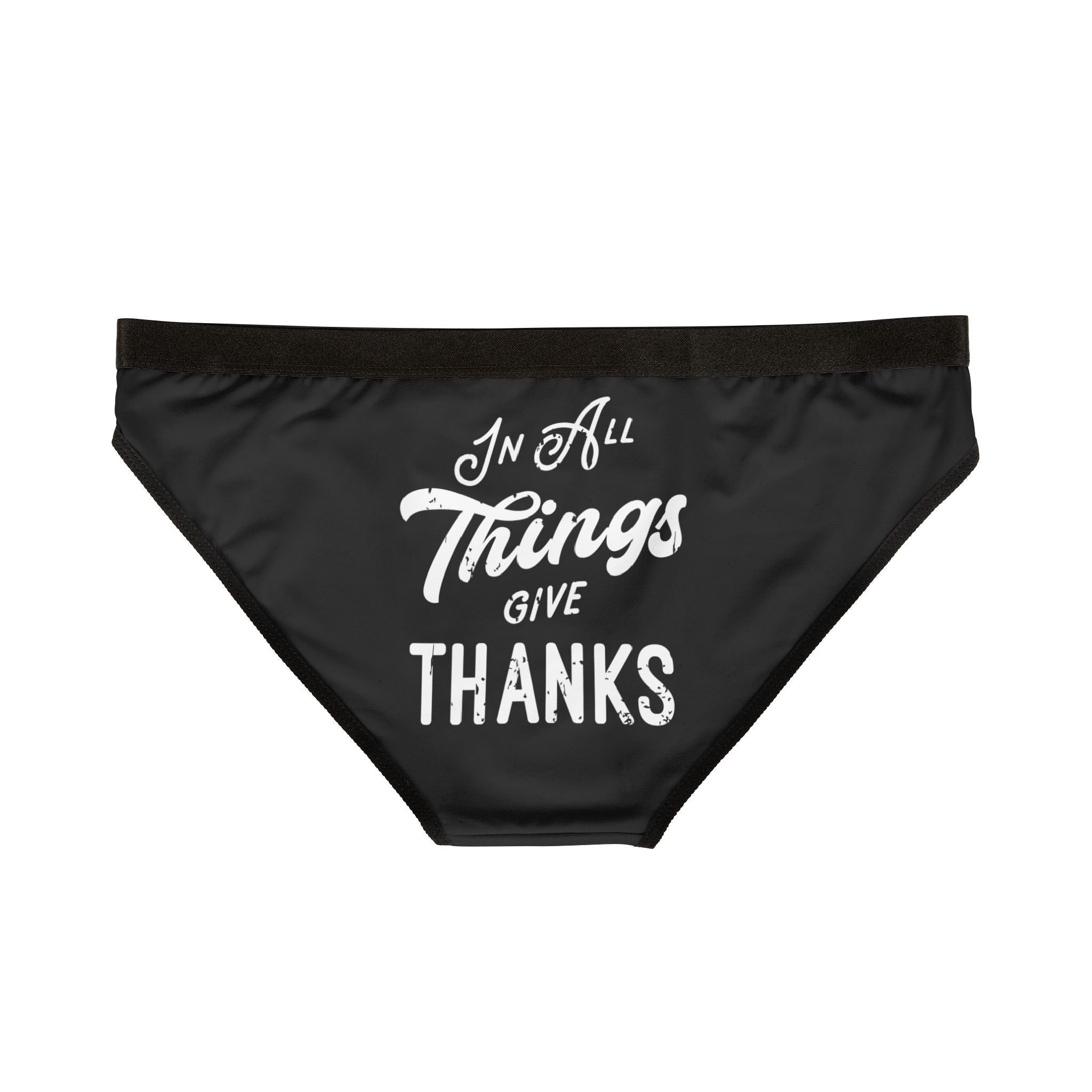 In All Things Give Thanks | Mix & Match Women’s Fun-Flirty Lovers’ Panties