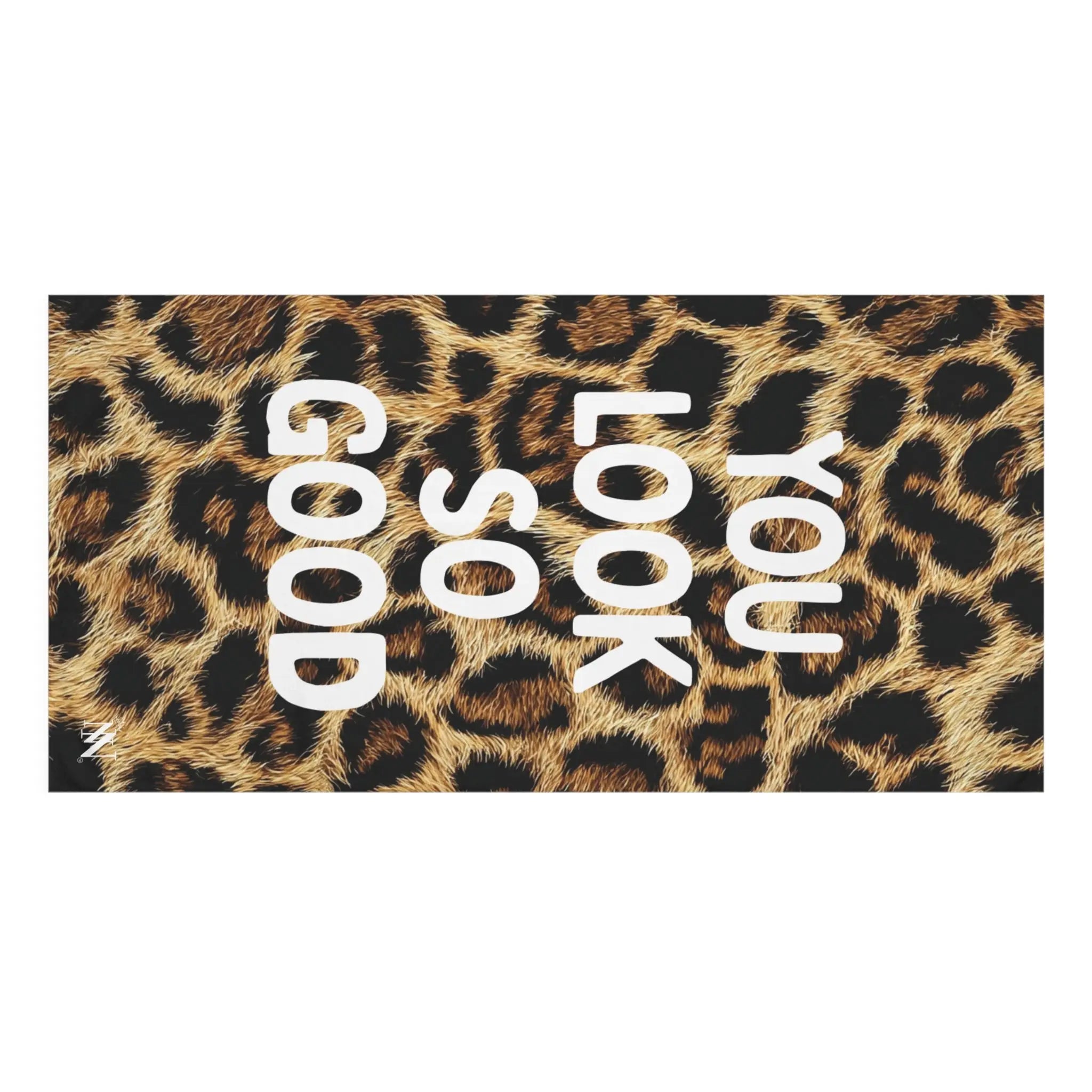 You Look So Good Realistic Cheetah Print Beach Towel