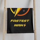 Fastest Man Lightning Bolt Cum Towel