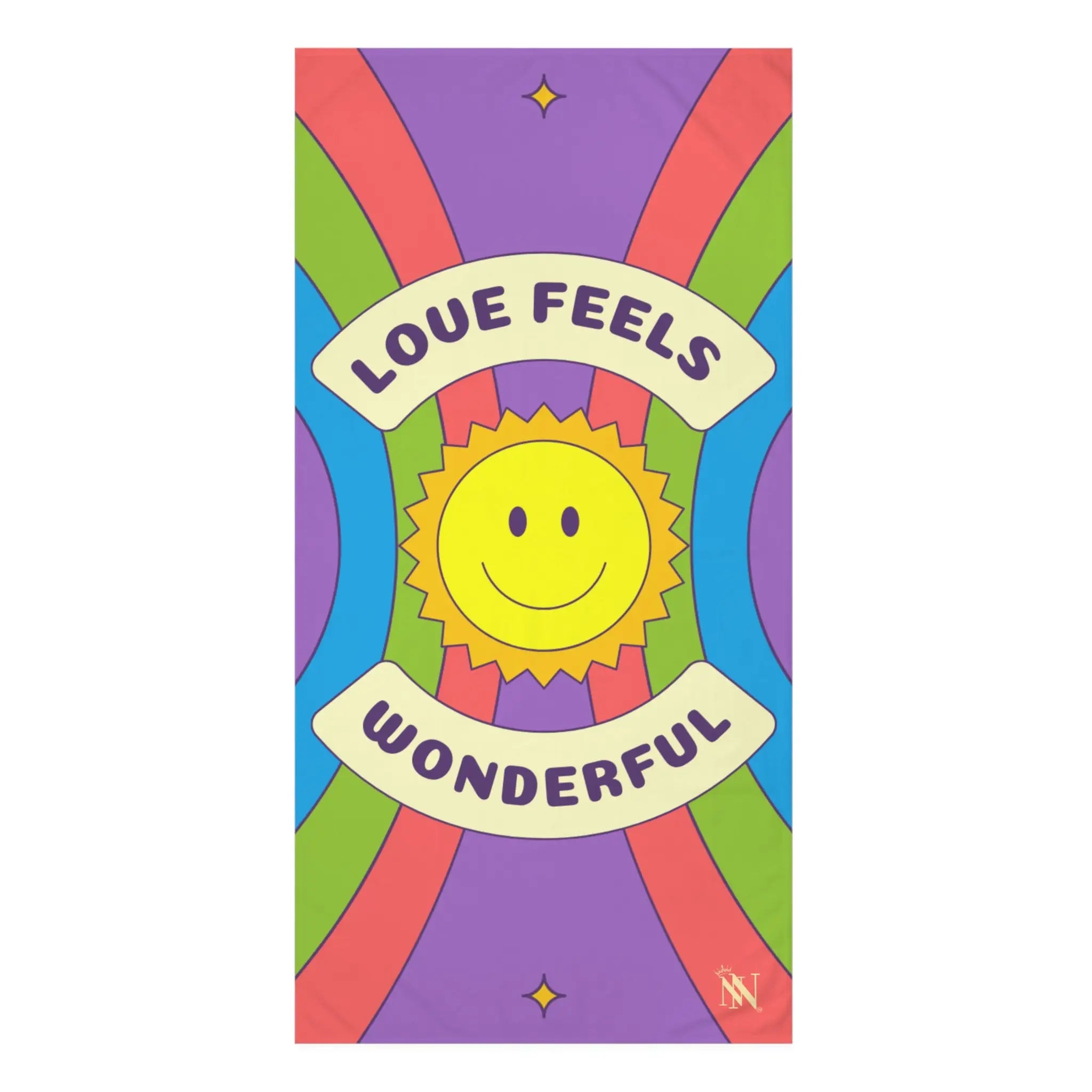 Love Feels Wonderful Retro Anal Sex Towel