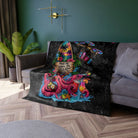 Liquid Chaos Spring Break Crushed Velvet Blanket