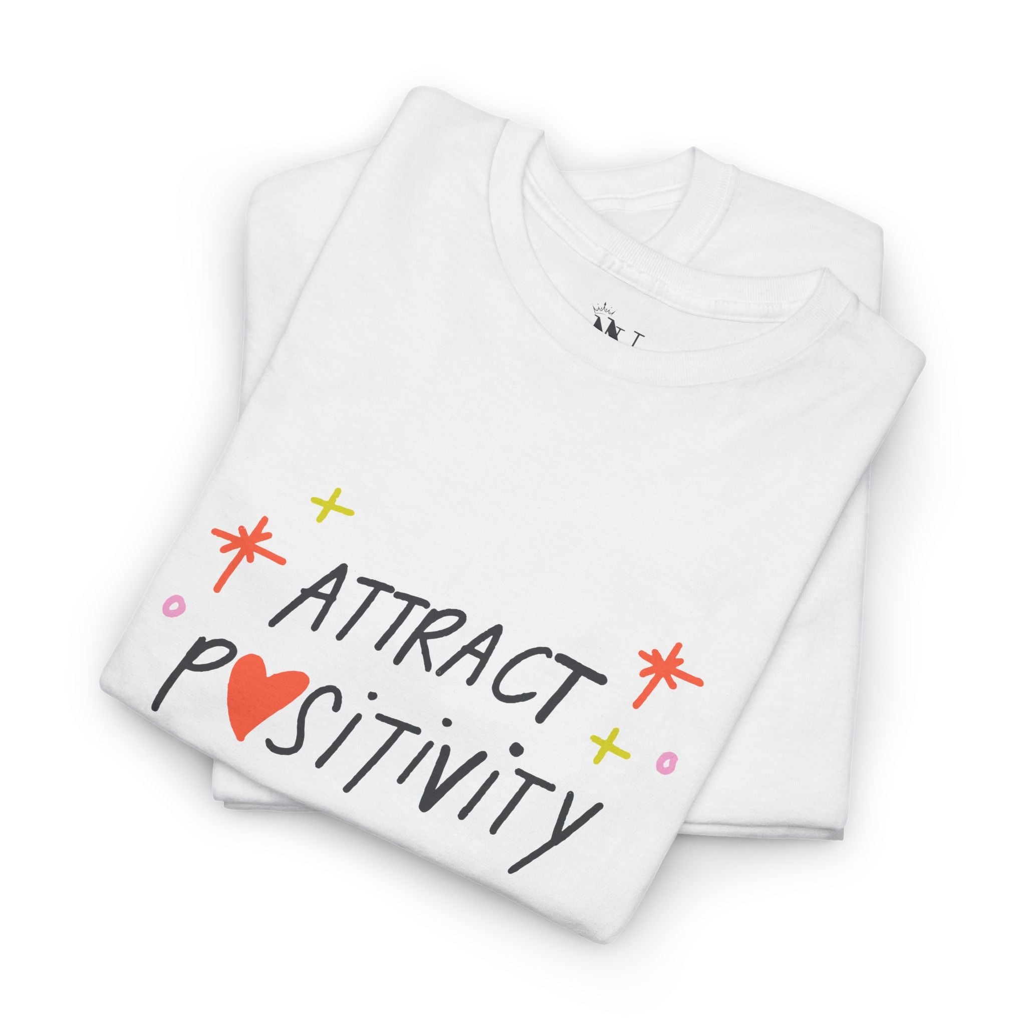 Attract Positivity | Mix & Match Cotton Unisex Fun-Flirty Lovers’ T-Shirts