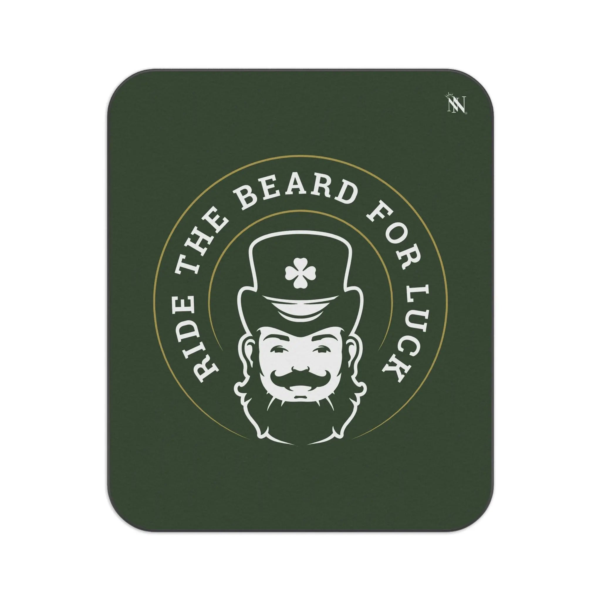 Ride the Beard for Luck St. Patrick’s Day | Mix Match Fun-Flirty Lovers’ Water-Resistant Blankets