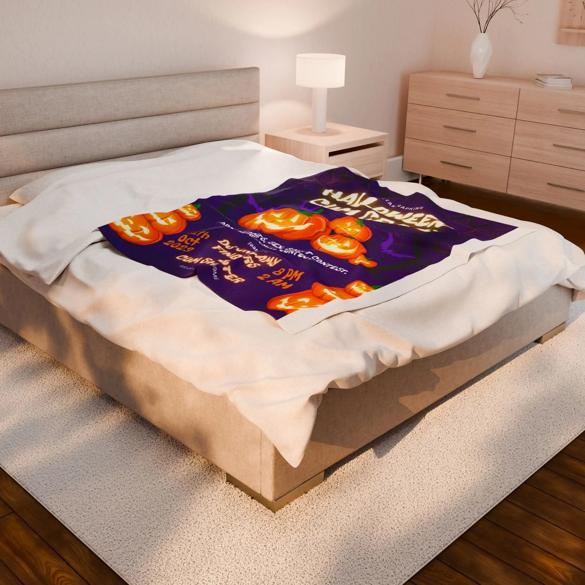 Halloween Cum Crawl | Mix & Match Fun-Flirty Lovers’ Blankets
