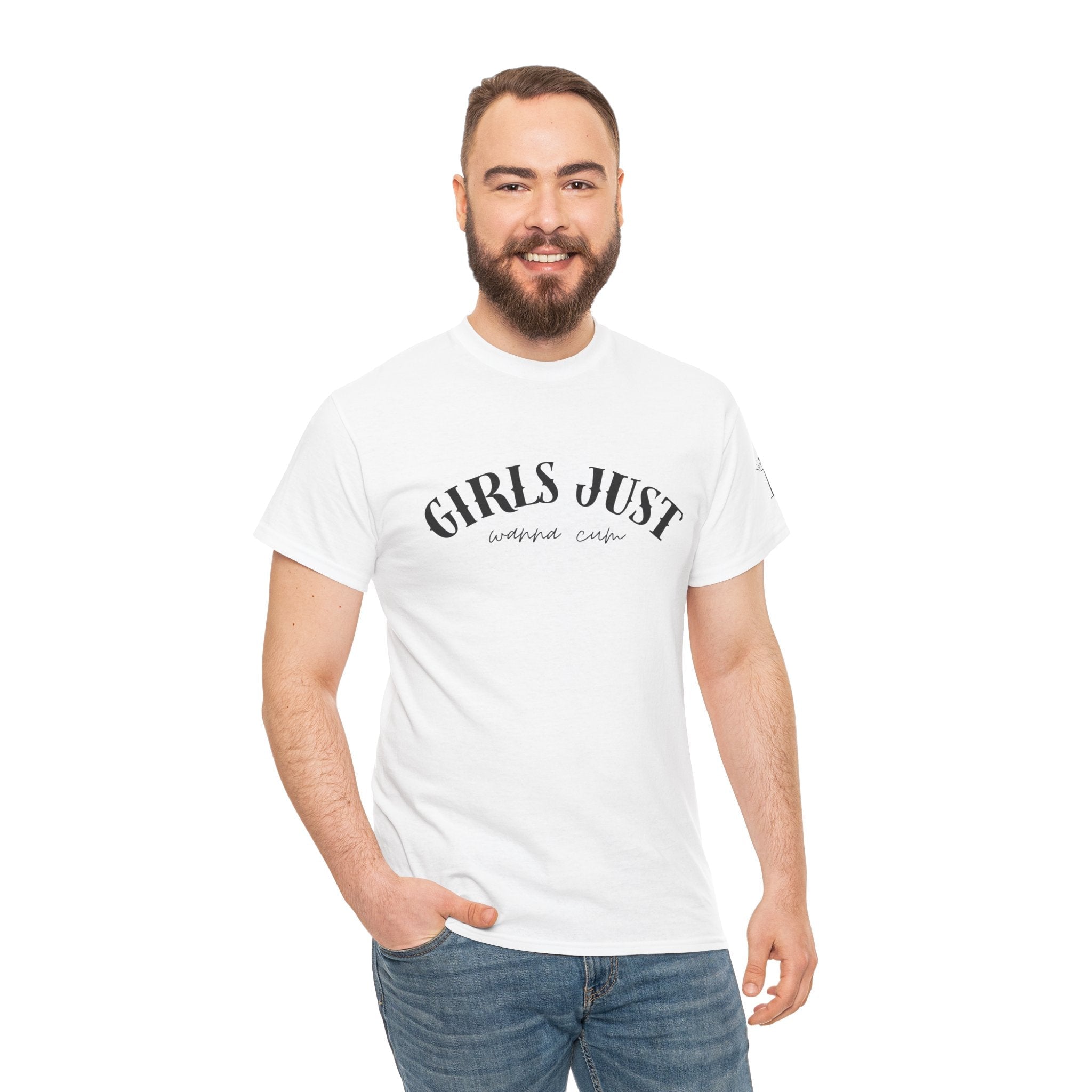 Girls Just Wanna Cum | Mix & Match 100% Cotton Unisex Fun-Flirty Lovers’ Tees