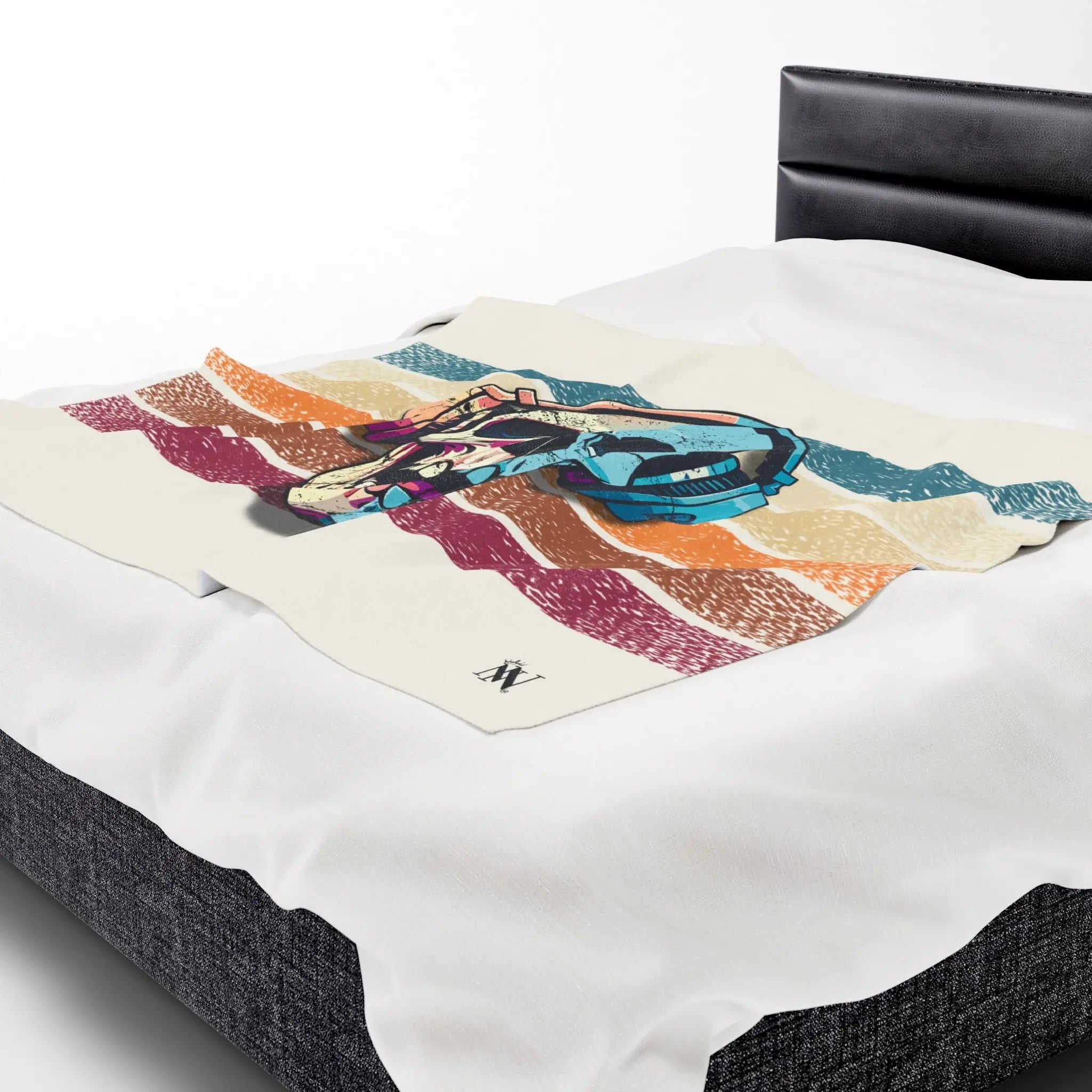 Audiophile Skull | Mix & Match Velveteen Fun-Flirty Lovers’ Blankets