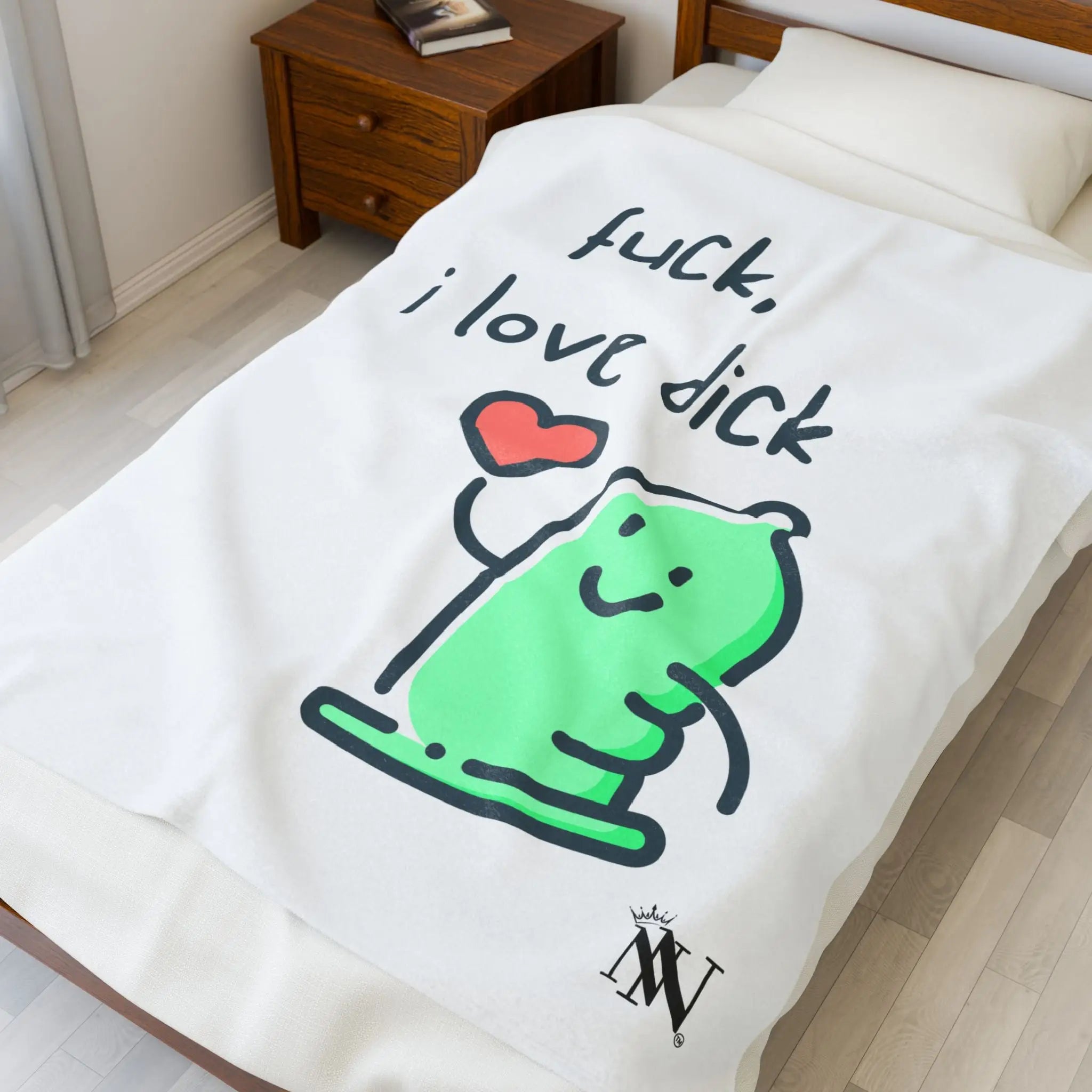 Fuck I Love Dick | Mix & Match Velveteen Fun-Flirty Lovers’ Blankets