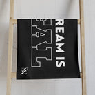 The Dream is Real Black Cum Towel