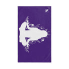 Seated Yoga Meditation Purple Cum Towel