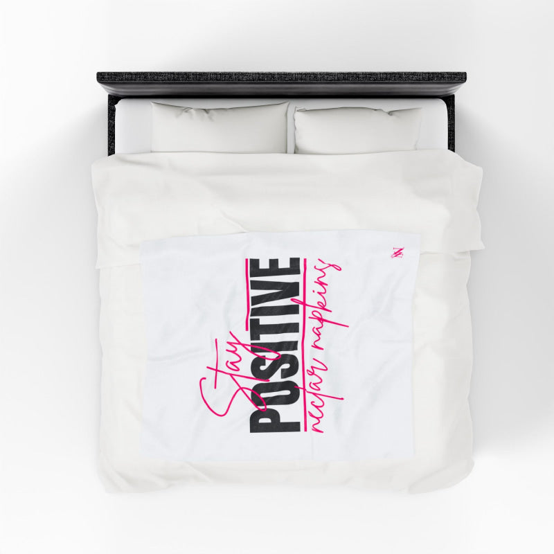Stay Positive | Mix & Match Soft Fun-Flirty Lovers’ Blankets