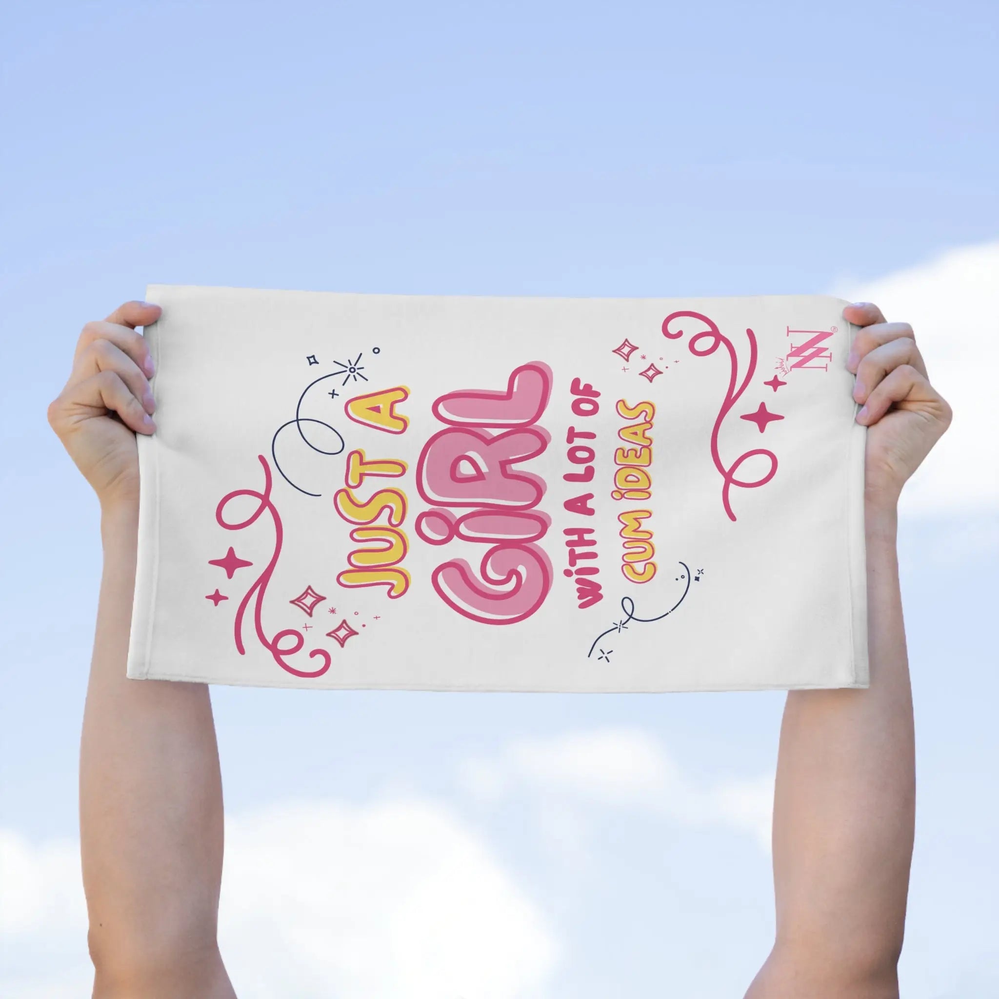 Just a Girl Cum Ideas Sex Towel