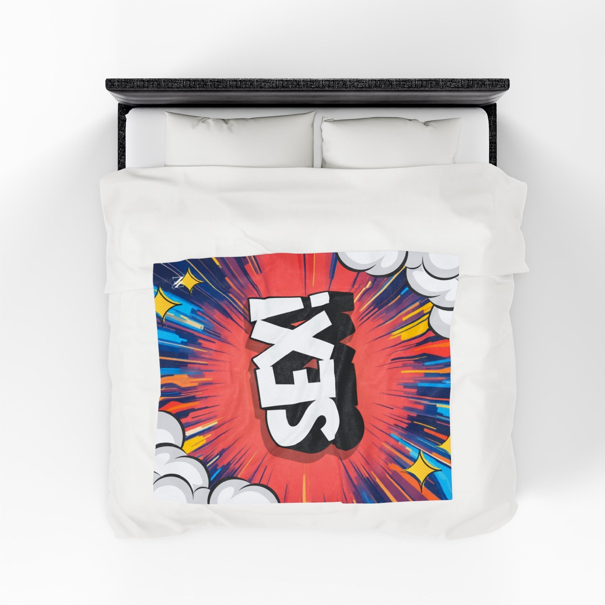Sex! Pow | Mix & Match Velveteen Fun-Flirty Lovers’ Blankets