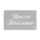 Simply You’re Welcome Silver | Nectar Napkins Classic Fun-Flirty Colored Towels