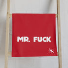 Mr. Mrs. Fuck Shareable Sides Red | Mix & Match Classic Fun-Flirty Lovers’ Towels