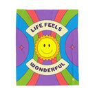 Life Feels Wonderful Retro | Nectar Napkins Fun-Flirty Lovers’ Blankets