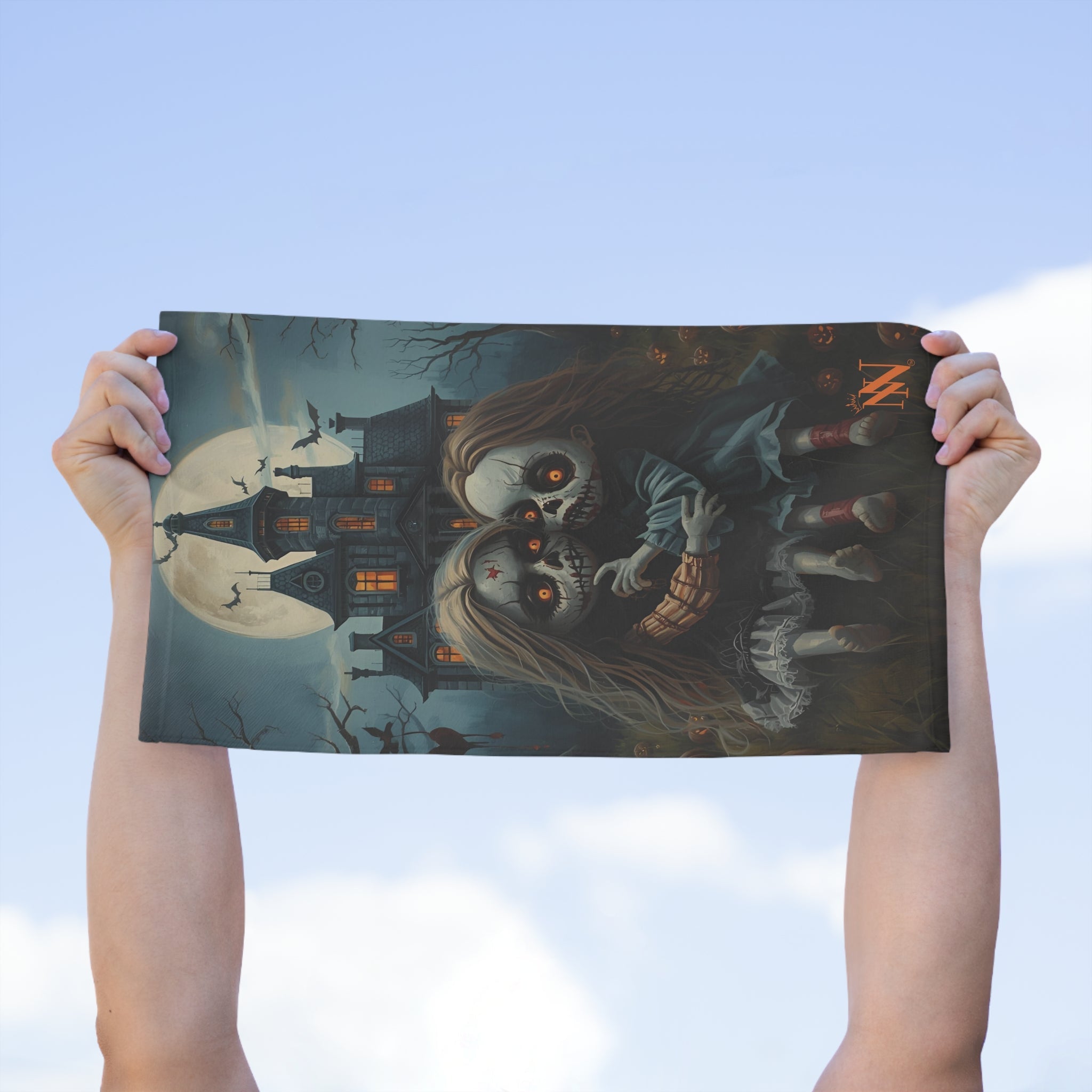 Scary Halloween Pumpkin Girls | Mix & Match Soft Fun-Flirty Lovers’ Towels