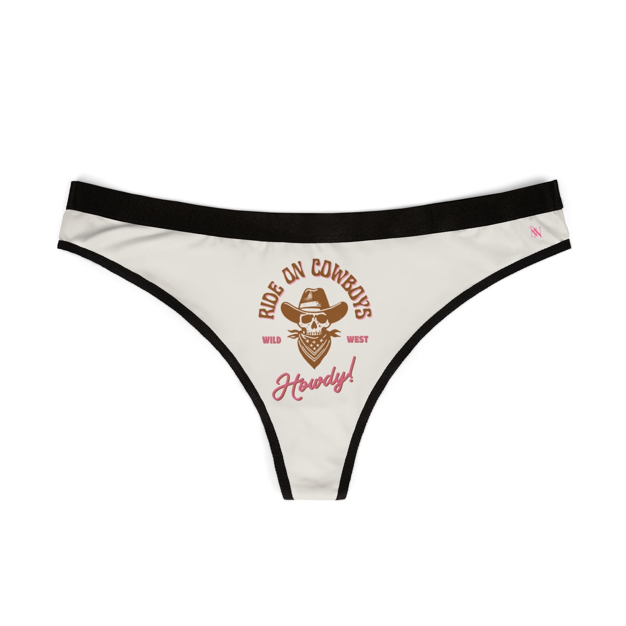 Ride On Cowboys Matching Playful Bold Sexy Women’s Panty Thongs