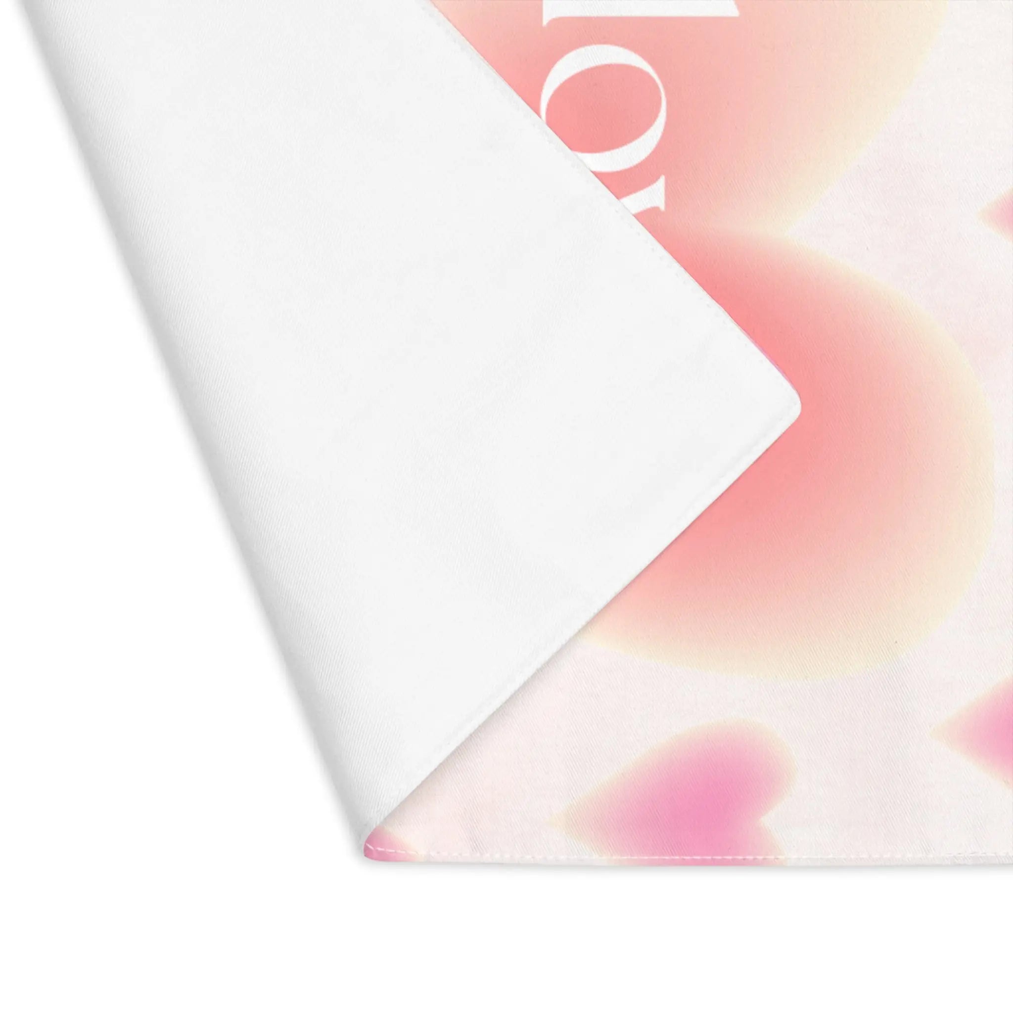 Love Yourself Heart Pattern Adult Sex Toys Storage Mat