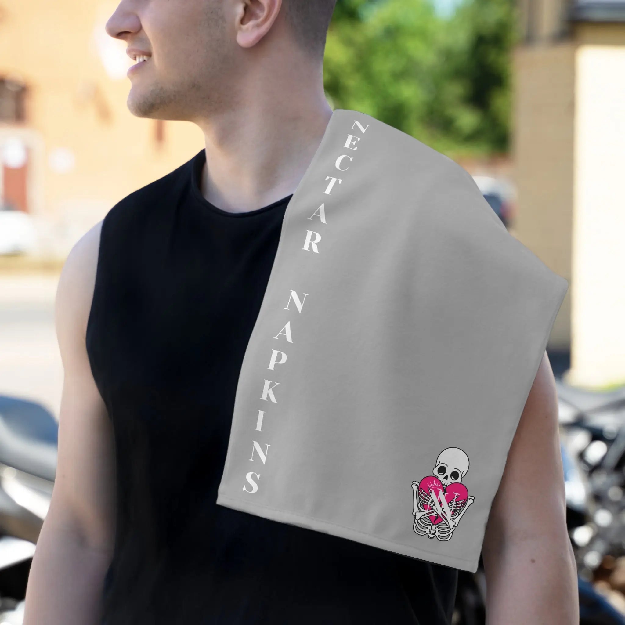 Nectar Napkins Brand Light Grey Sex Towel
