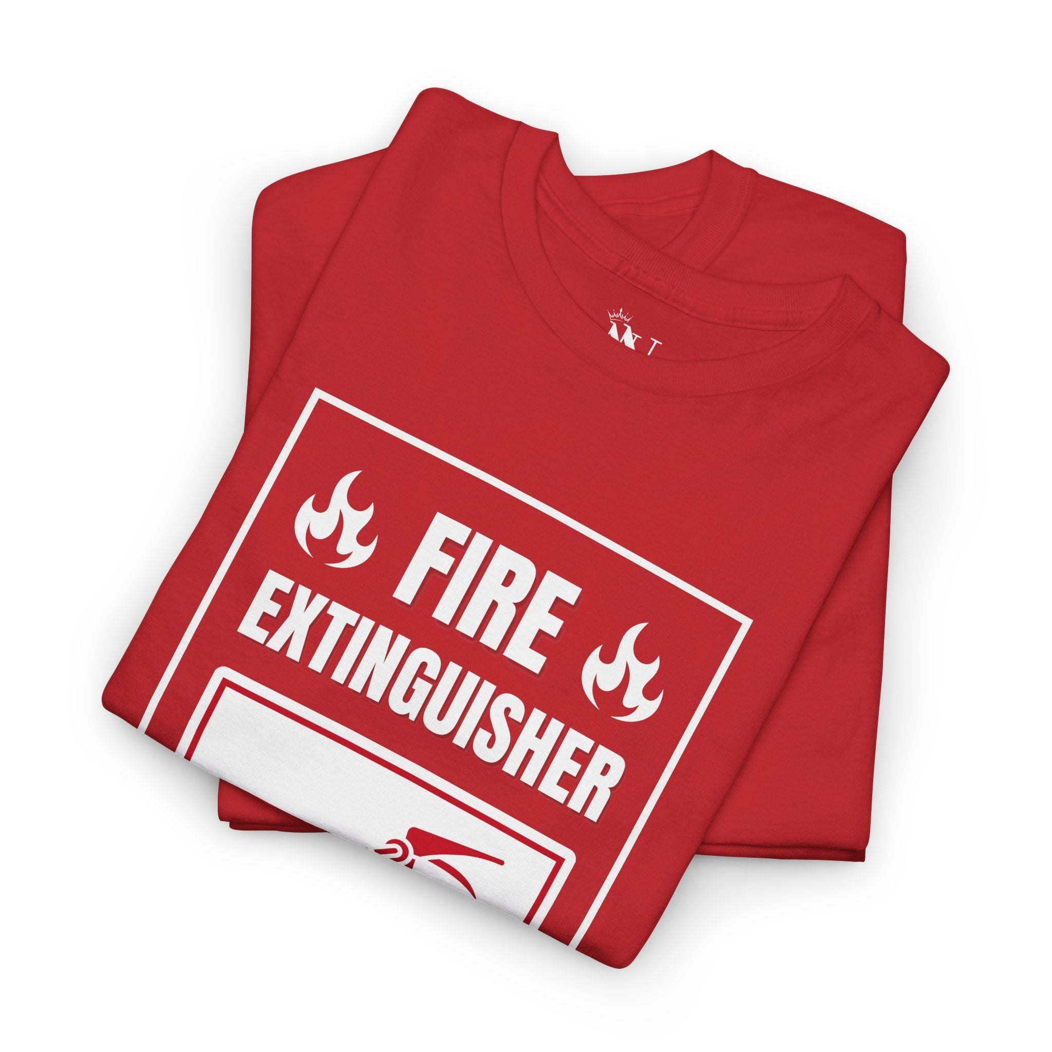 Fire Extinguisher | Mix & Match Cotton Unisex Fun-Flirty Lovers’ T-Shirts