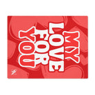 My Love for You Heart Pattern | Mix & Match Playful Fun-Flirty Lovers’ Toy Mats