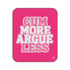 Cum More Argue Less | Mix Match Fun-Flirty Lovers’ Water-Resistant Blankets