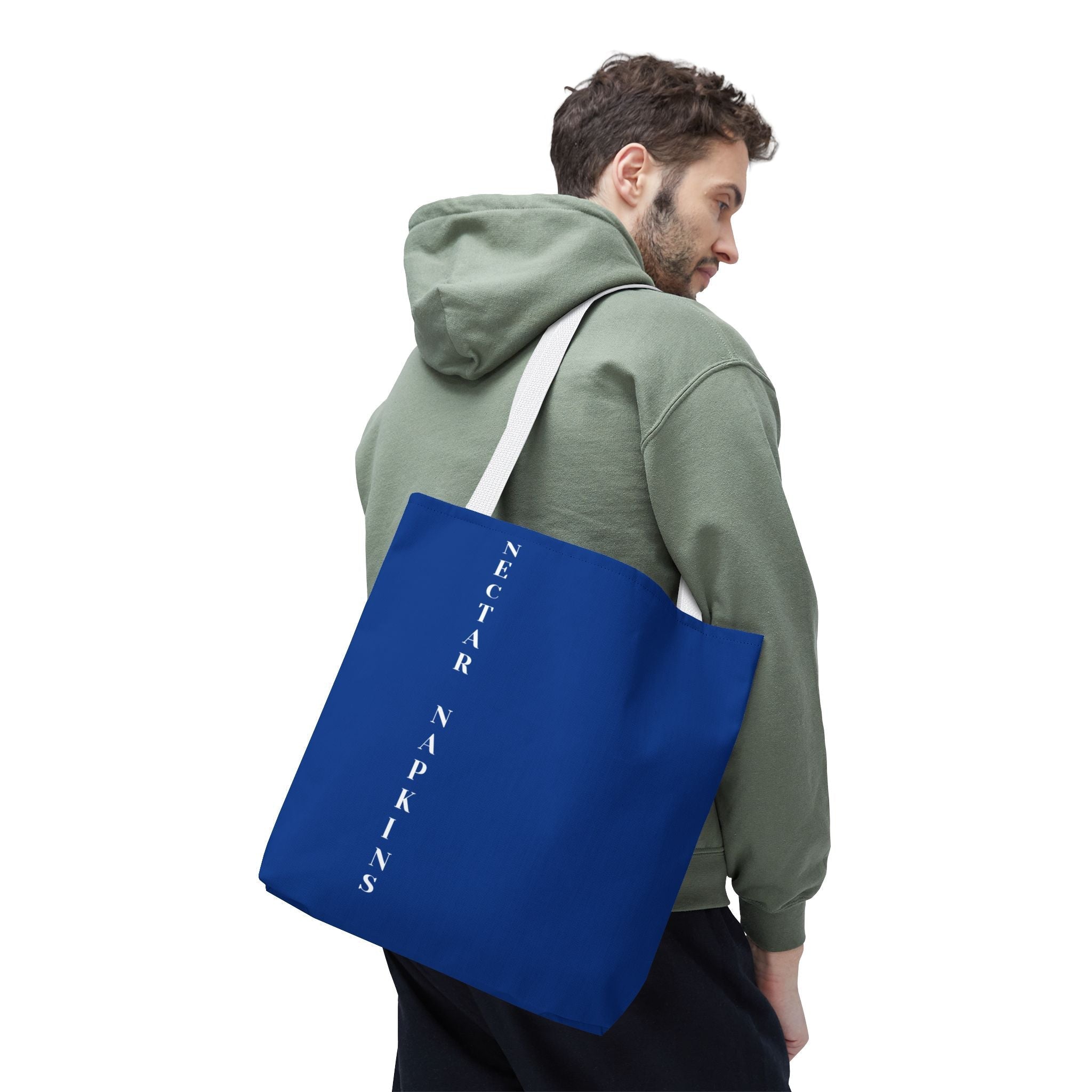 Nectar Napkins Brand Blue Tote Bag