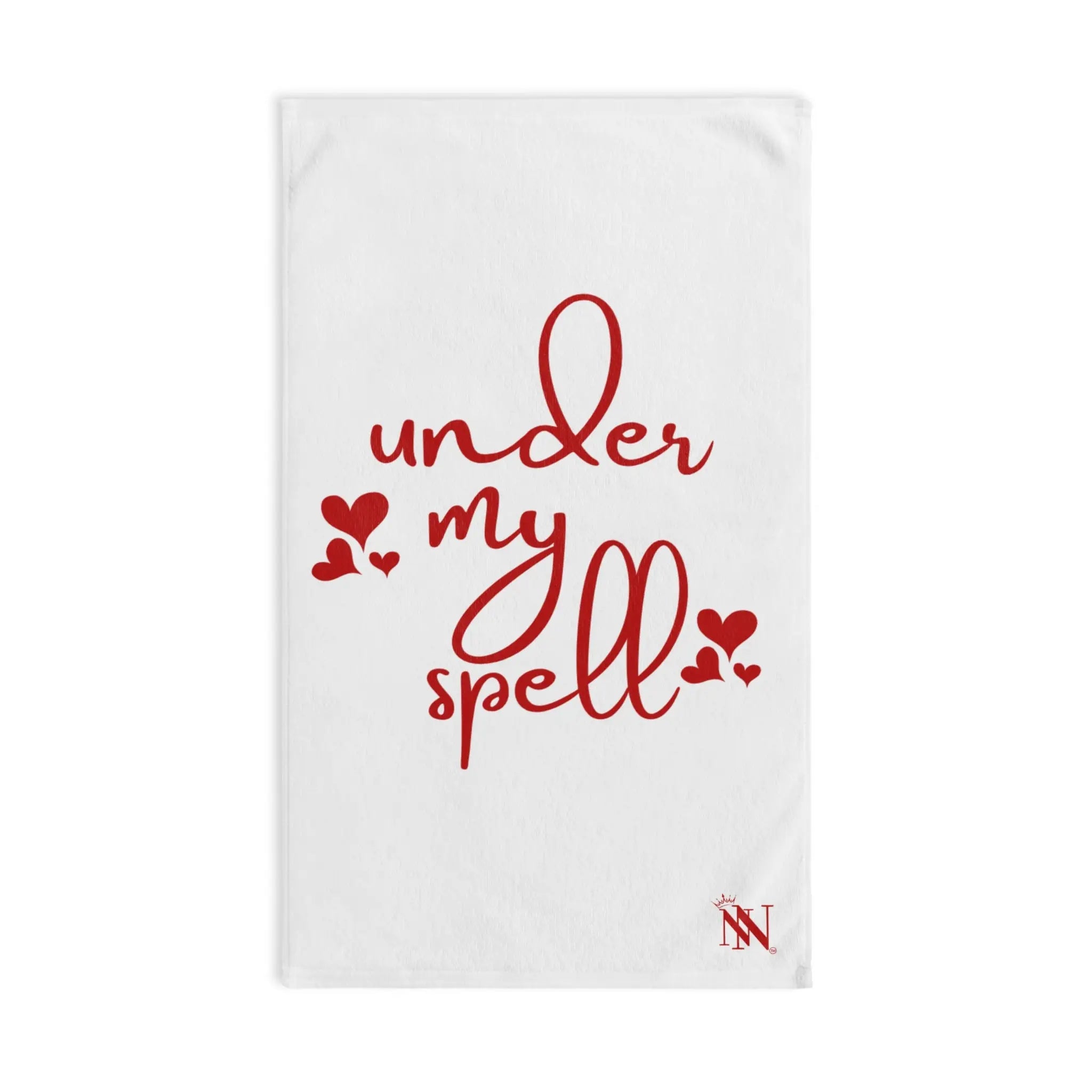 Under My Spell Hearts Cum Towel