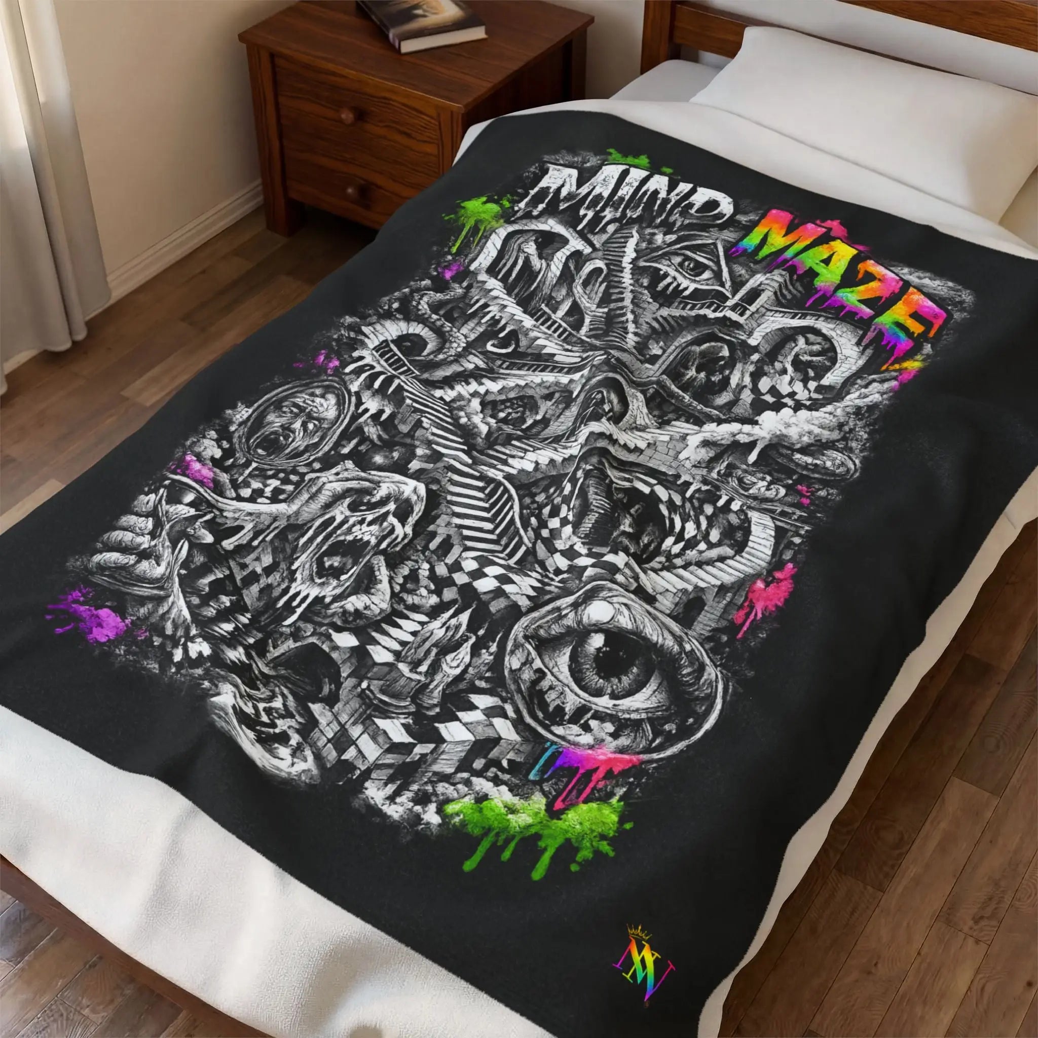 Mind Maze Romantic Gifts Love Blanket
