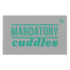 Mandatory Cuddles Light Grey | Mix & Match Soft Fun-Flirty Lovers’ Towels