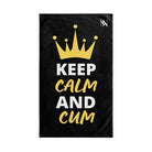 Keep Calm & Cum Queen King | Mix & Match Classic Fun-Flirty Lovers’ Towels