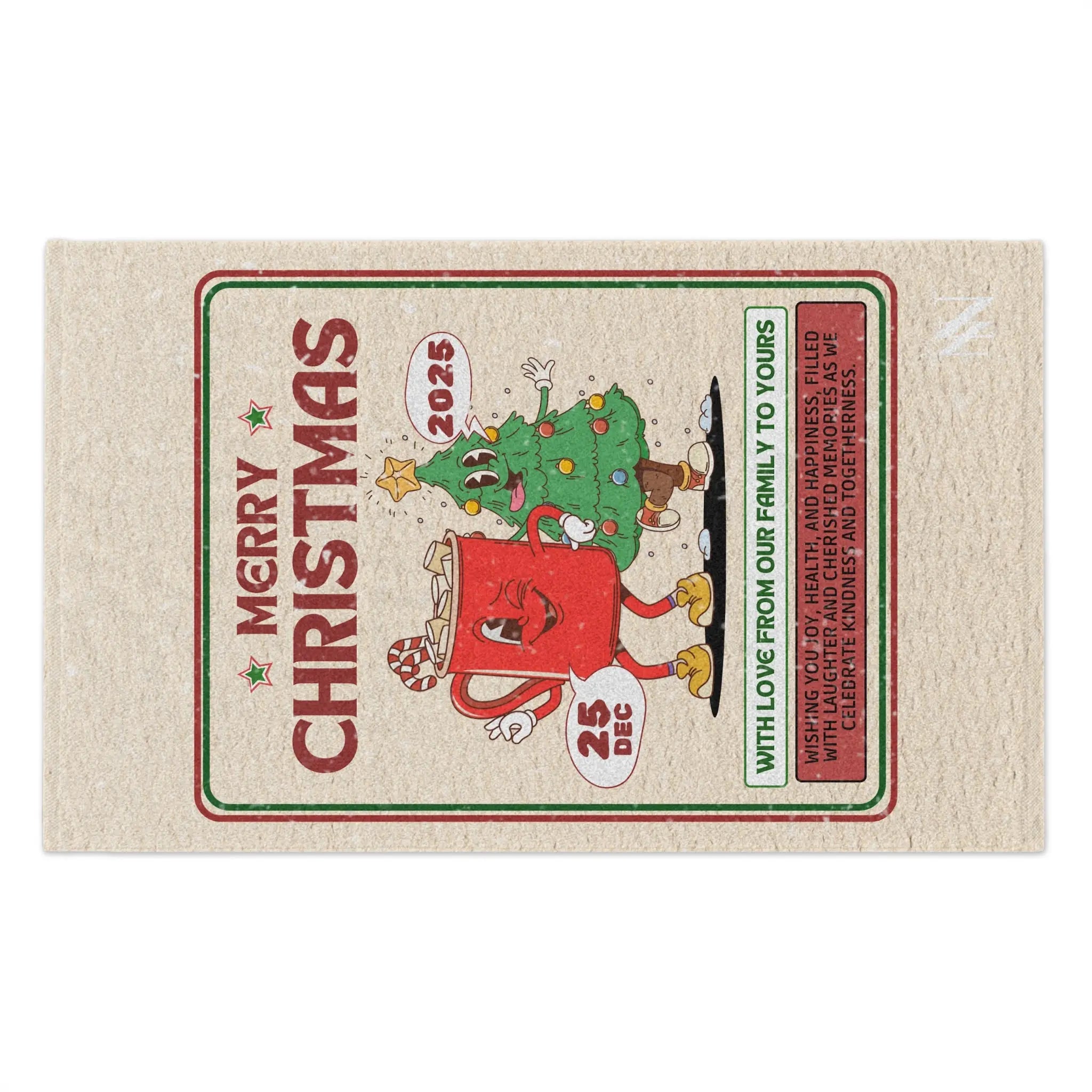 Christmas Card | Mix & Match Soft Fun-Flirty Lovers’ Towels