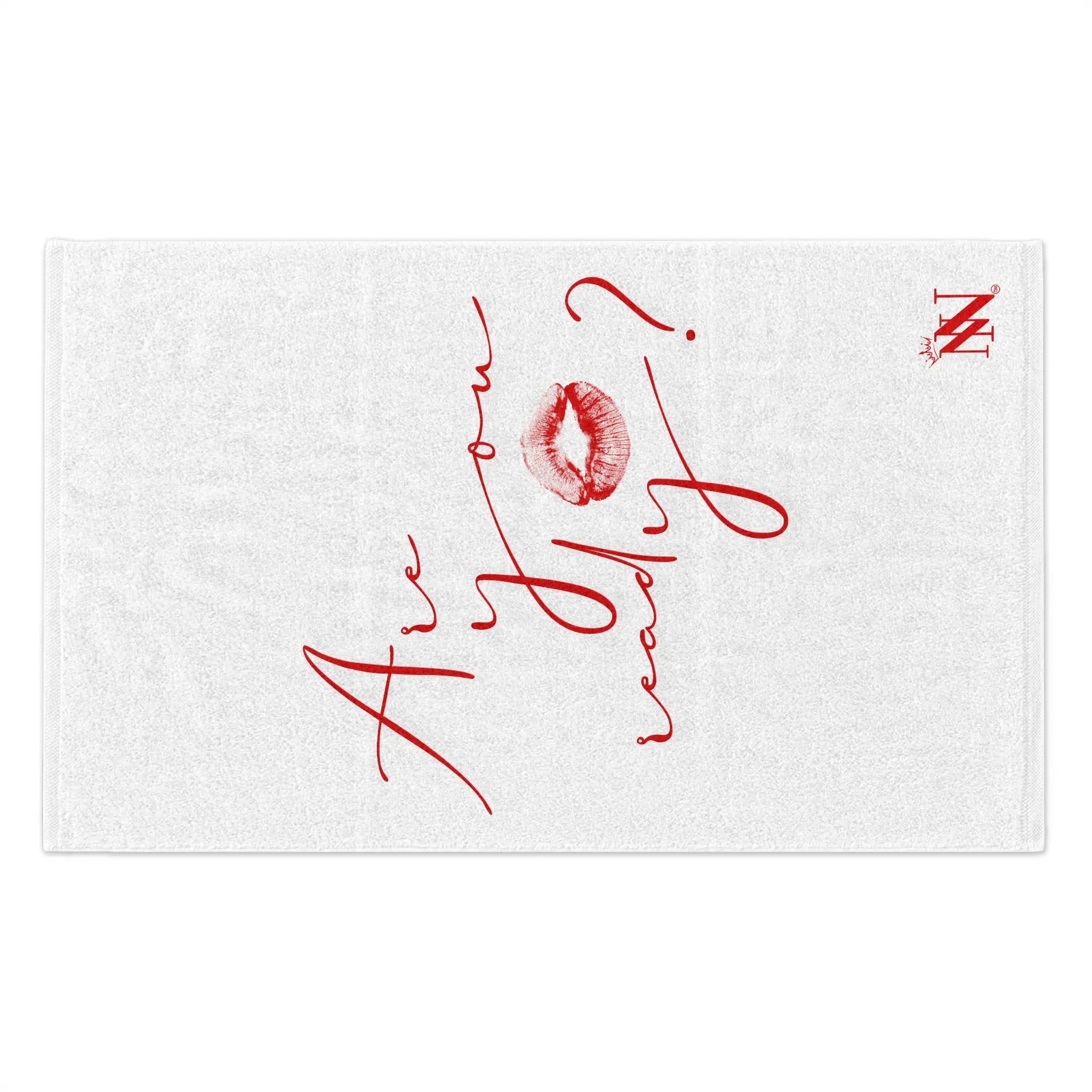 Are You Ready? Kiss Mark | Mix & Match Soft Fun-Flirty Lovers’ Towels
