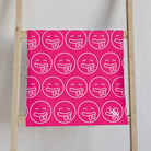 Hungry Drooling Emoji Pattern Signature Pink | Mix & Match Classic Fun-Flirty Lovers’ Towels
